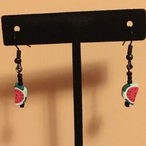 Watermelon Slice Earrings